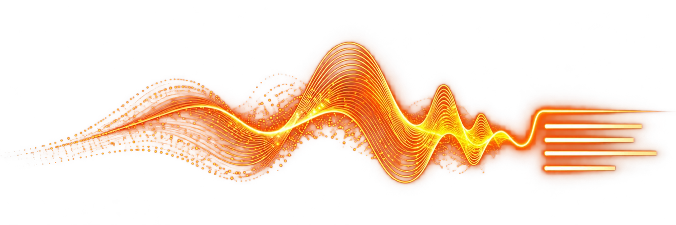 Voice2Report original golden audio waveform